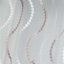 Schöner weißer Vorhang auf Kreisen mit Ornament 140 x 240 cm