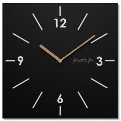 Orologio da parete SCANDIC 30 cm - nero