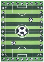 Kinderteppich FLANNEL - Fußballplatz