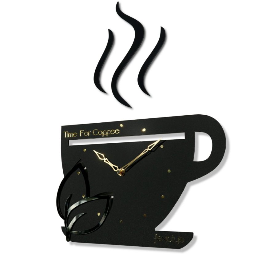Design-Küchenuhr TIME FOR COFFEE