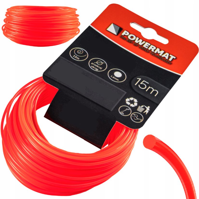 Fir pentru trimmer 1,6 mm 15 m