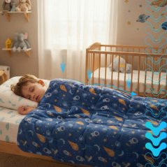 Coperta sensoriale pesata per bambini di 4 kg - 150 x 100 cm