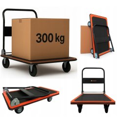 Zložljiv transportni voziček 300 kg