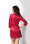 Romantična crvena ženska haljina
