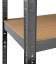 Raft metalic gri cu 5 etajere 150 × 70 × 30 cm