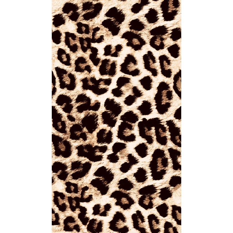 Plážová osuška s leopardím vzorem 100 x 180 cm
