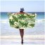 Brisača za plažo z motivom tropskih listov 100 x 180 cm