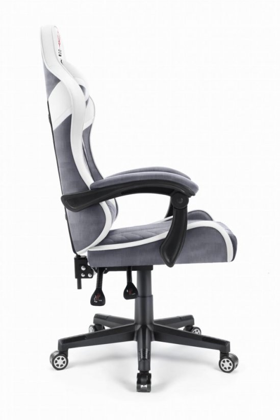 Геймърски стол HC-1004 сиво-бяло