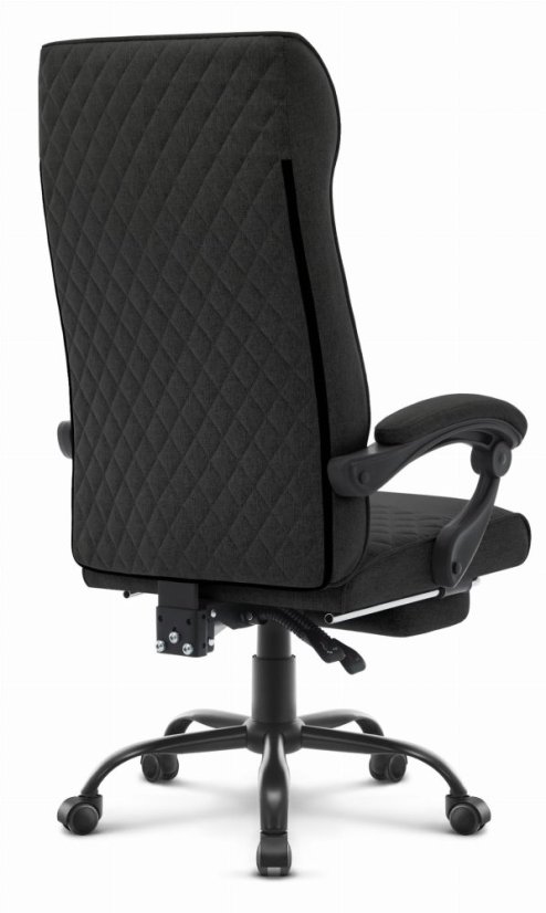 Scaun de birou ergonomic HC-1030, cu șezut cu arc și o capacitate de încărcare de 120 kg – negru