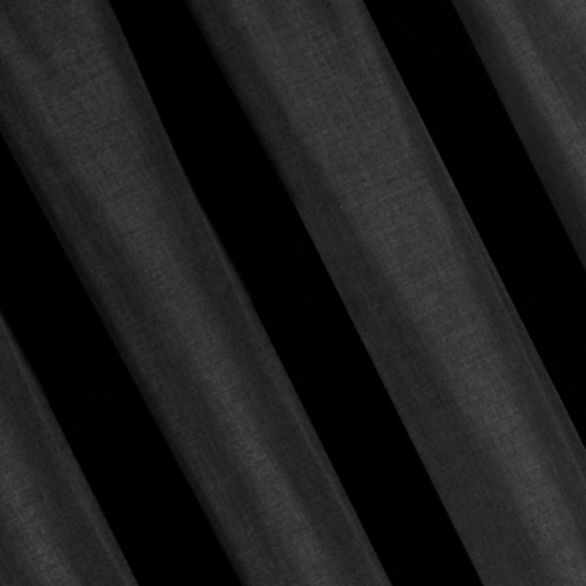 Класическа монохромна черна завеса с щипки 140 x 270 cm
