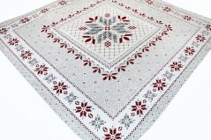 Față de masă tapițerie cu motiv de Crăciun 90x90 cm