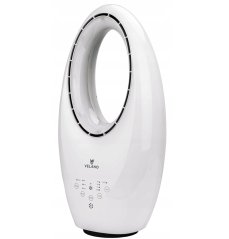 Ventilator fără palete cu iluminare din spate cu LED și telecomandă
