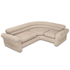 Nafukovacia rohová sedačka Intex 68575 – pre 4 osoby, 257 x 203 x 76 cm