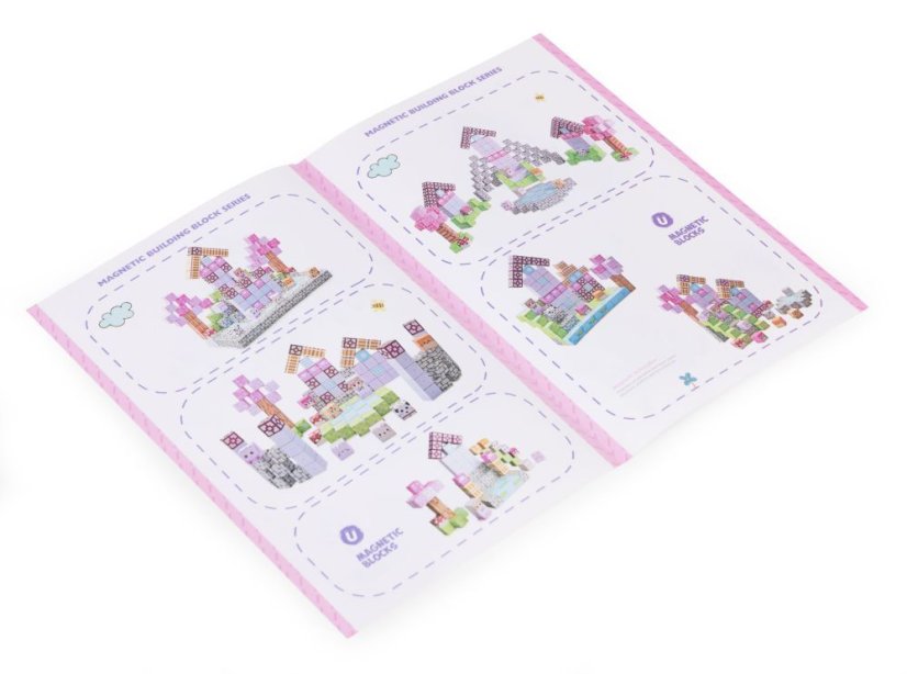 Magnetické kocky – 140-dielna sada magnetických kociek