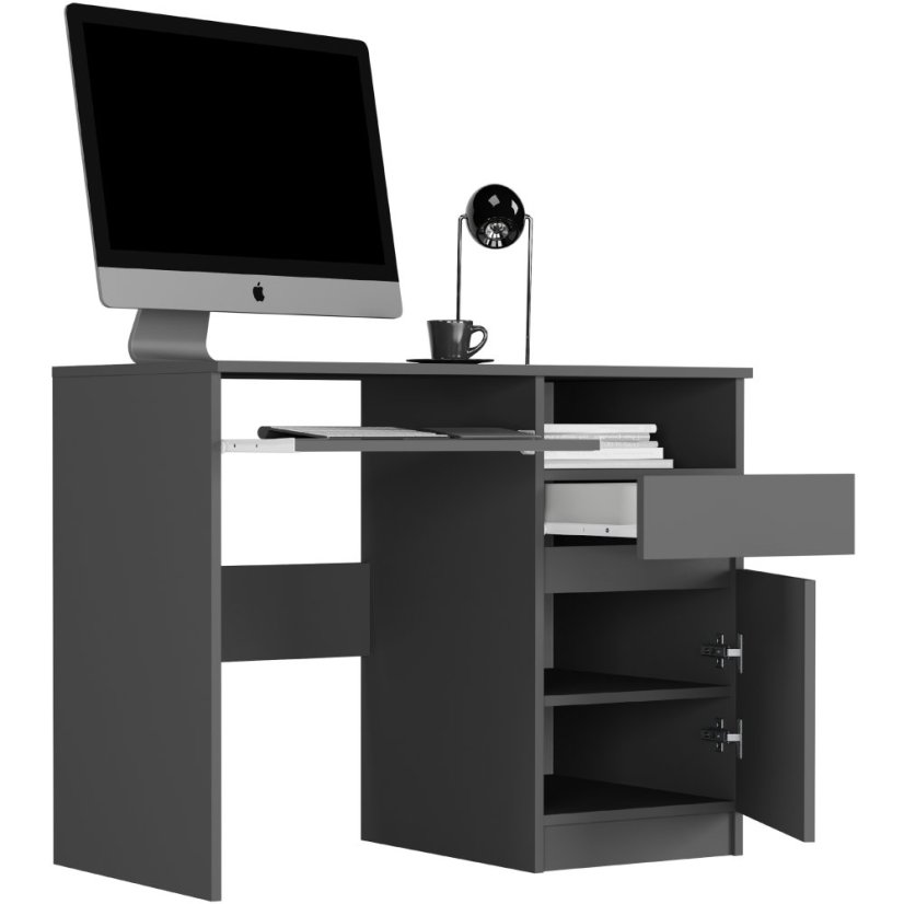 Sodobna pisalna miza z omarico 90x50 cm - različne barvne različice