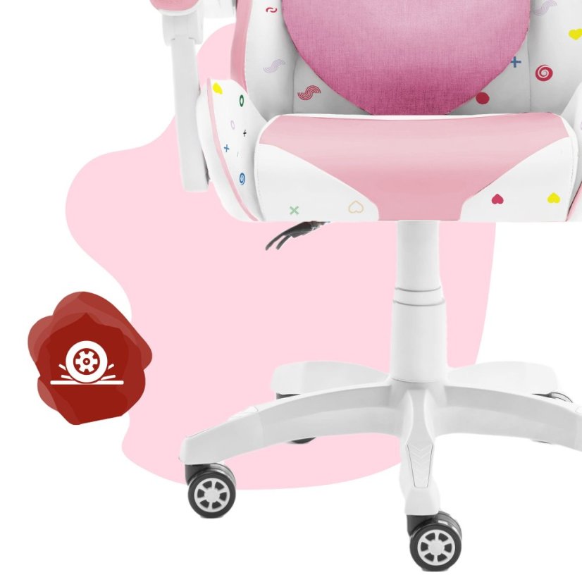 Gyermek játszószék Rainbow rózsaszín