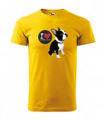 Originalna bombažna moška majica za ljubitelje bostonskih terierjev
