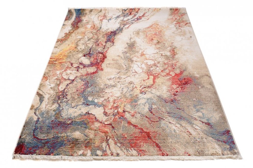 Designer szőnyeg absztrakt mintával a nappaliba