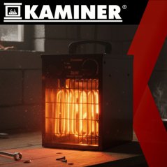 Elektromos fűtőtest 3000 W termosztáttal