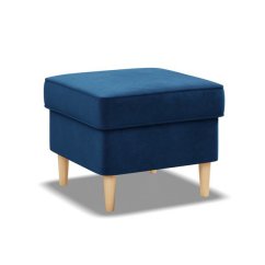 Taburet albastru închis în stil scandinav