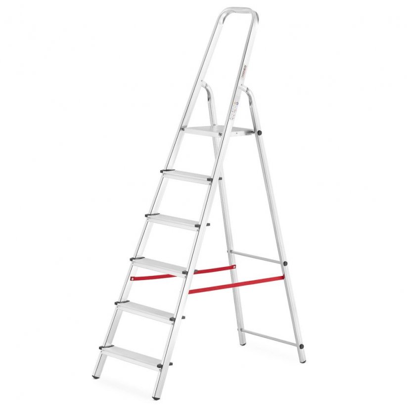 Jednostranný schodíkový rebrík 6-stupňový