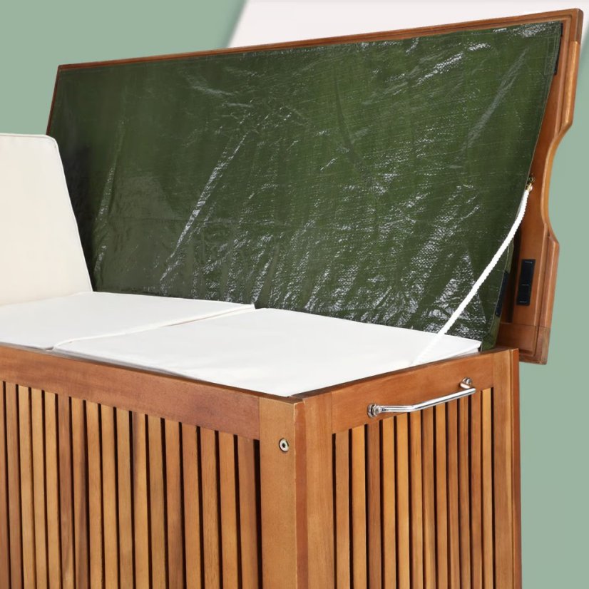 Box da giardino in legno di acacia 350 l