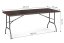 Catering-Klapptisch 180 cm - dunkelbraun