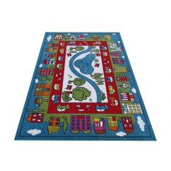Kinderteppich mit Stadtmotiv