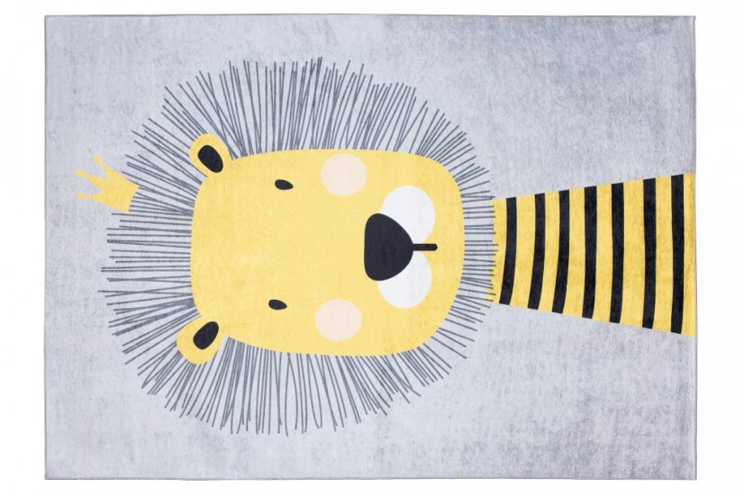 Detský koberec s motívom roztomilého leva
