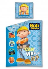 Modré detské obliečky Bob Builder