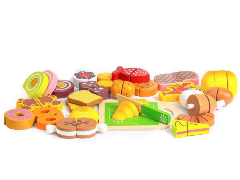 Accesorii de bucătărie din lemn Ecotoys