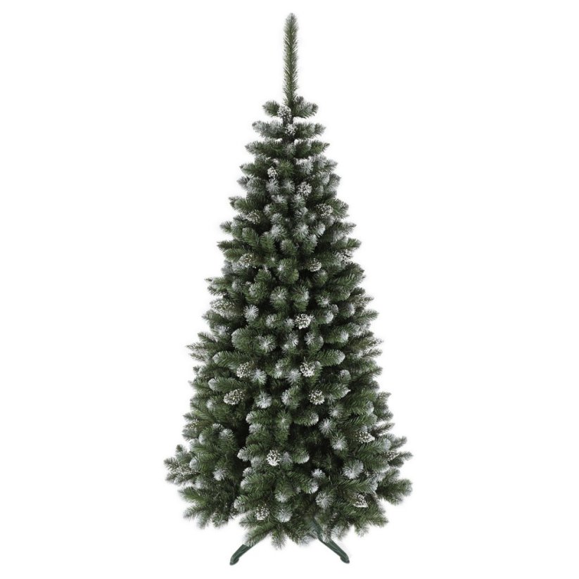 Čarovný zasnežený umelý vianočný smrek 220 cm