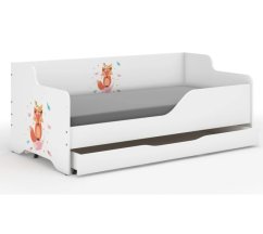 Deská posteľ s milou líškou 160x80 cm