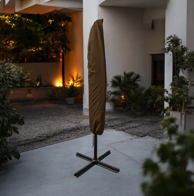 Parasol de grădină mare cu suport FANGO