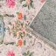 Romantico tappeto vintage con motivo botanico