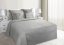 Luxus ágytakarók ezüst színben