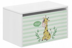 Dětský úložný box se žirafou 40x40x69 cm