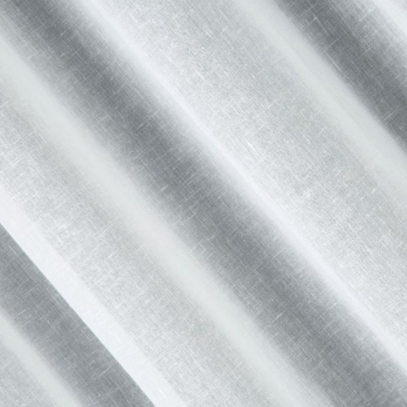 Jednofarebný biely záves s nízkym stupňom zatemnenia 140 x 250 cm