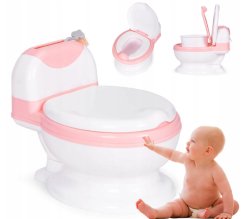Detský nočník - toaleta, ružový