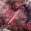 Tappeto moderno per il soggiorno rosso-nero - URBAN ART