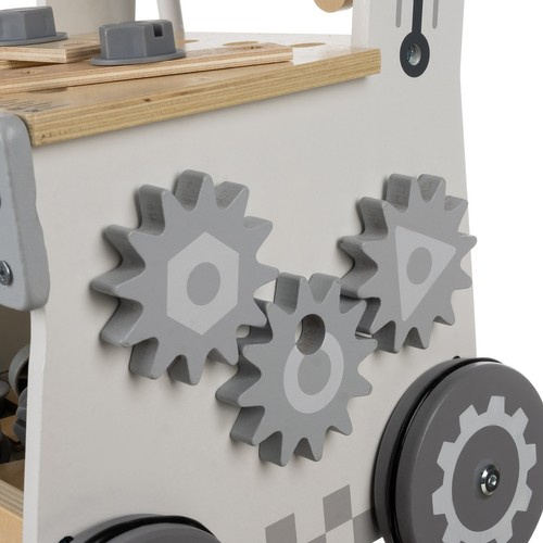 Fa gyermek műhely szerszámkészlettel - oktató játék 3in1