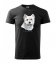 Tricou bărbătesc din bumbac de calitate cu imprimeu cu terrier westhighland terrier