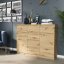 Designová komoda S-62D s čistými liniemi - různé barevné provedení - Barva produktu: artisan