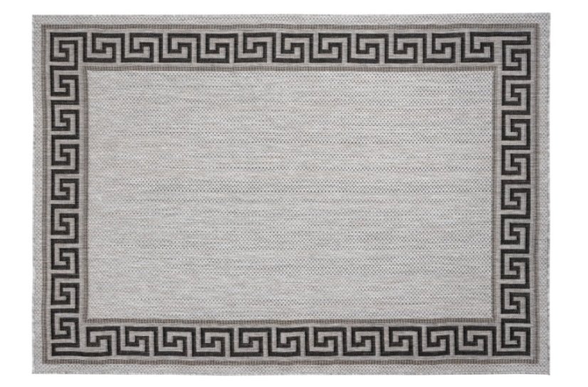Sivý koberec s egyptským vzorom Melissa