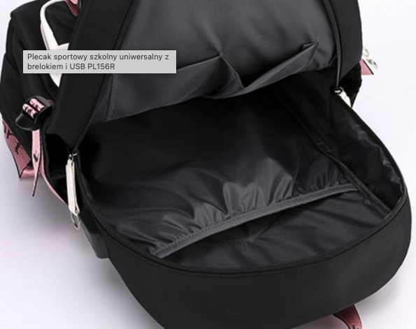 Zaino scolastico ergonomico per ragazzi - rosa-nero
