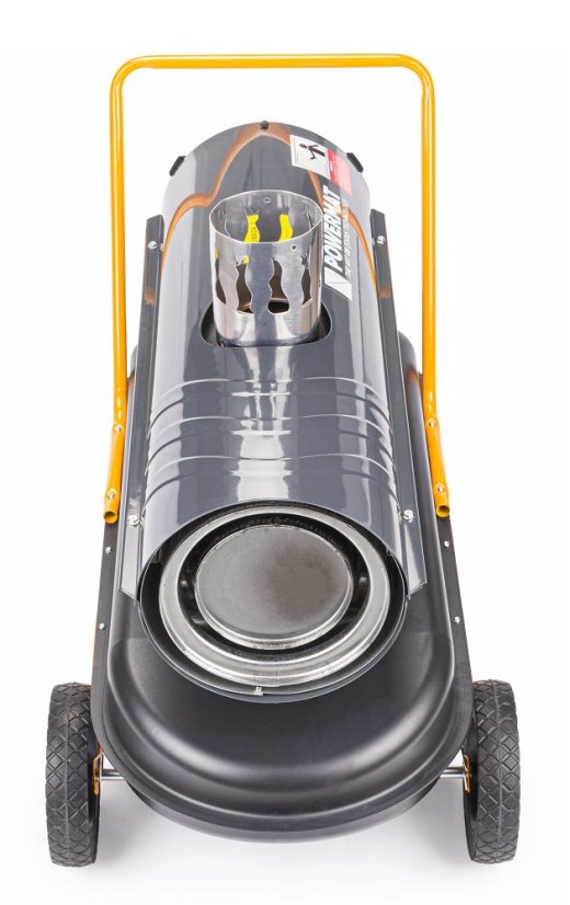 Ölerhitzer PM-NAG-30SKN 30 kW mit einer Durchflussmenge von 850 m³/h