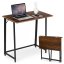 Masă de lucru pliabilă tip loft 80 x 45 cm - Culoare: Maro