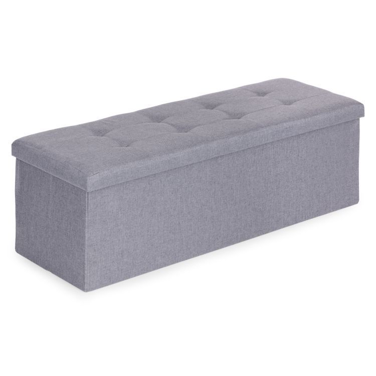 Taburetka s úložným priestorom – skladacia pufa 111 x 38 cm