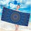 Brisača za plažo z barvnimi okraski, 100 x 180 cm