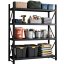 Kovový regál do skladu, garáže a dílny - 800 kg, 4 police
